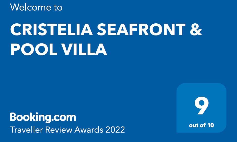 Cristelia Seafront & Pool Villa 라카니아 외부 사진
