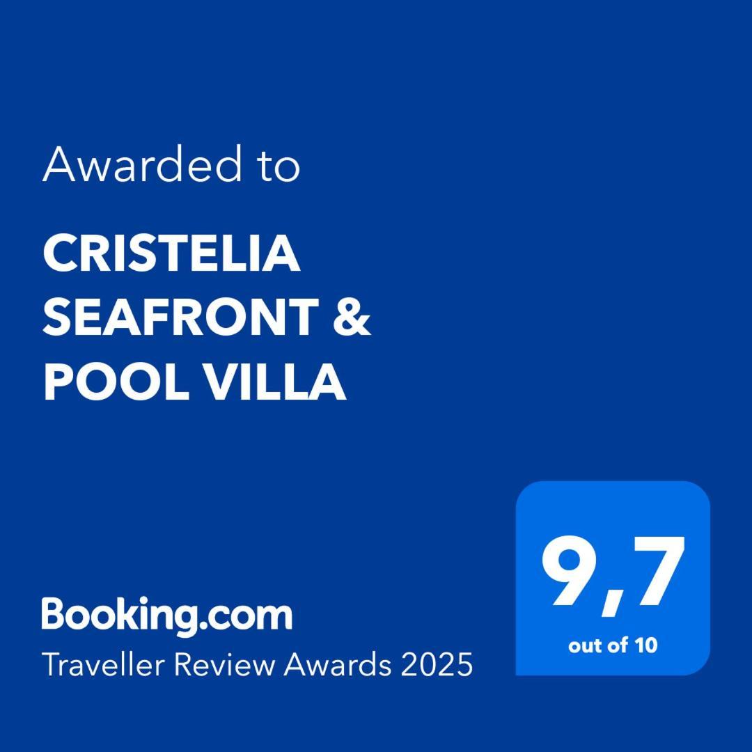 Cristelia Seafront & Pool Villa 라카니아 외부 사진